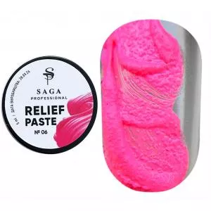 SAGA professional Паста без липкого слоя Relief paste 06, 5 мл