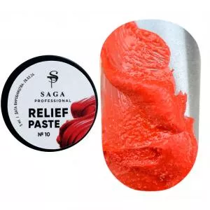SAGA professional Паста без липкого слоя Relief paste 10, 5 мл