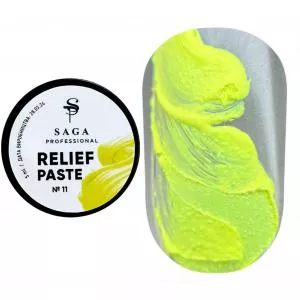 SAGA professional Паста без липкого слоя Relief paste 11, 5 мл