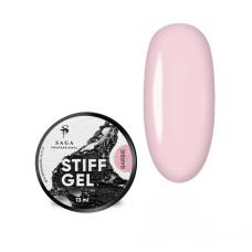 SAGA professional Гель для нарощування Jelly Gel STIFF Barbie №6 (ніжно-рожевий), 13 мл