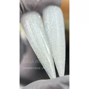 SAGA Cover Base Shimmer (с шиммером) №12, 15 мл