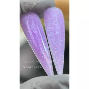 SAGA Cover Base Shimmer (с шиммером) №14, 15 мл