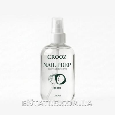 Crooz Nail Prep Peach 3 в 1 (обезжиривание, дегидратация, снятие липкости), 250 мл Crooz Nail Prep Peach 3 в 1 (обезжиривание, дегидратация, снятие липкости), 250 мл