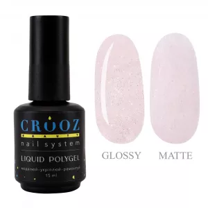 Жидкий полигель Crooz Liquid Polygel Shimmer №05, 15 мл
