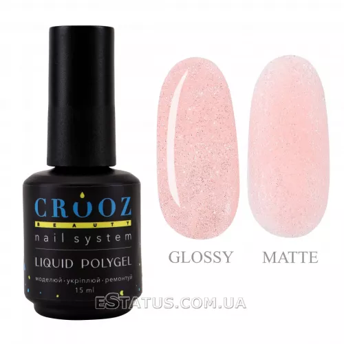 Жидкий полигель Crooz Liquid Polygel Shimmer №06, 15 мл