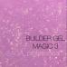 Гель для наращивания Saga Professional Magic Builder Gel 03 (розовый с цветными хлопьями потали), 15 мл - Фото 2