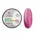 Гель для наращивания Saga Professional Magic Builder Gel 08 (фуксия с цветными хлопьями потали), 15 мл