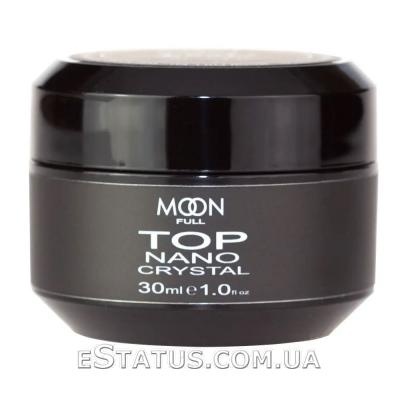 MOON FULL Nano Crystal Top (топ без липкого шару стійкий до подряпин у баночці), 30 мл