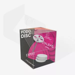 Диск педикюрный PODODISC M EXPERT Staleks (в комплекте со сменными файлами 180 грит, 5 шт (20 мм)) - Фото 2