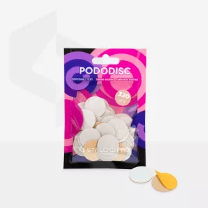 Сменные файлы белые для педикюрного диска PODODISC STALEKS PRO M 320 грит (50 шт) Сменные файлы белые для педикюрного диска PODODISC STALEKS PRO M 320 грит (50 шт) - Фото 2