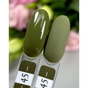 Гель лак Crooz №45 (хакі, емаль), 8 мл