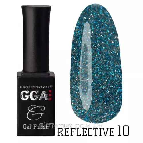 Гель-лак GGA Reflective (світловідбивний) № 10, 10 мл Гель-лак GGA Reflective (світловідбивний) № 10, 10 мл
