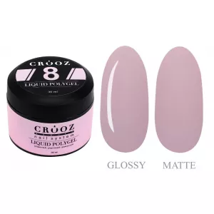 Жидкий полигель Crooz Liquid Polygel №08 (банка), 30 мл