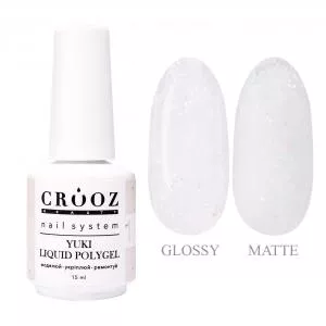 Жидкий полигель Crooz Liquid Polygel YUKI №01, 15 мл