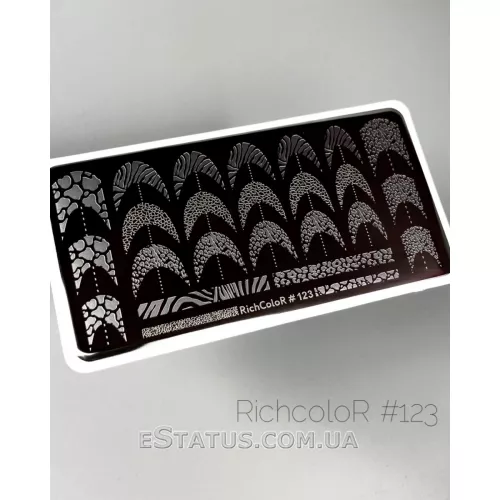 Пластина для стемпинга RR-123 Пластина для стемпинга RR-123