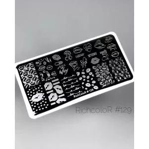 Пластина для стемпинга RR-129