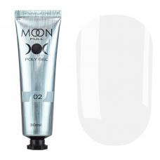 Полигель для ногтей MOON FULL POLY GEL №02 (туба), 30 мл