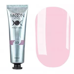 Полигель для ногтей MOON FULL POLY GEL №03 (туба), 30 мл