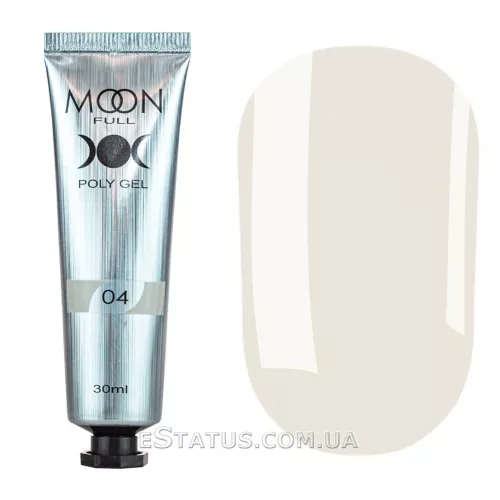 Полигель для ногтей MOON FULL POLY GEL №04 (туба), 30 мл