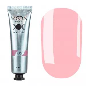 Полигель для ногтей MOON FULL POLY GEL №05 (туба), 30 мл