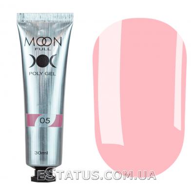 Полігель для нігтів MOON FULL POLY GEL №05 (туба), 30 мл