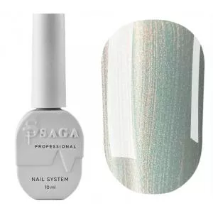 Гель-лак Saga Cat Silk 04 (перламутровый кошачий глаз с золотым отливом), 10 мл