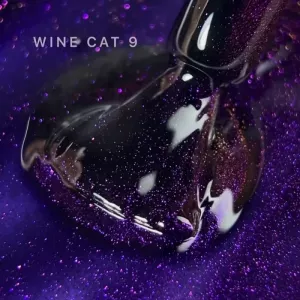 Гель-лак Saga Wine Cat 09 (насичено-фіолетовий), 10 мл Гель-лак Saga Wine Cat 09 (насичено-фіолетовий), 10 мл - Фото 1
