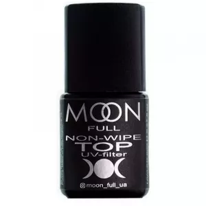 Moon Full Top Non-Wipe с UV-filter (топ без липкого слоя для гель лака), 8 мл