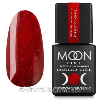 Гель-лак світловідбивний Diso Gel Moon Full Red Flashing FD06, 8 мл