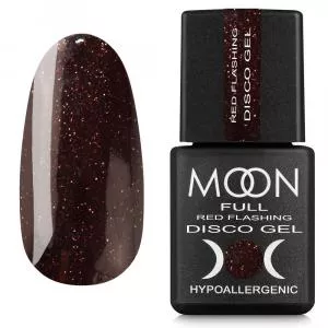 Гель-лак светоотражающий Disсo Gel Moon Full Red Flashing FD10, 8 мл