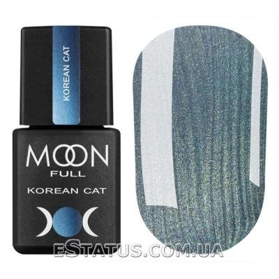 Гель-лак Moon Full Korean Cat №01 (сапфіровий, котяче око), 8 мл