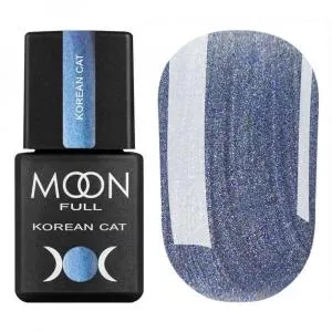 Гель-лак Moon Full Korean Cat №02 (голубой, кошачий глаз), 8 мл