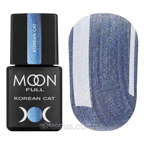 Гель-лак Moon Full Korean Cat №02 (голубой, кошачий глаз), 8 мл Гель-лак Moon Full Korean Cat №02 (голубой, кошачий глаз), 8 мл