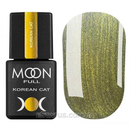 Гель-лак Moon Full Korean Cat №03 (золотой, кошачий глаз), 8 мл Гель-лак Moon Full Korean Cat №03 (золотой, кошачий глаз), 8 мл