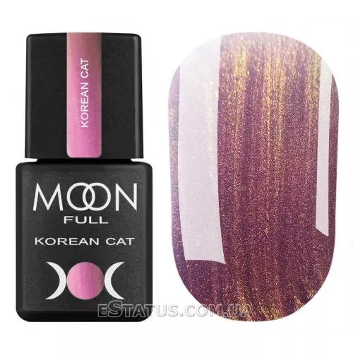 Гель-лак Moon Full Korean Cat №06 (рожевий перламутр, котяче око), 8 мл