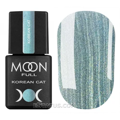 Гель-лак Moon Full Korean Cat №07 (аквамарин, кошачий глаз), 8 мл