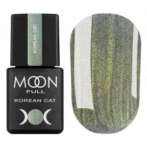 Гель-лак Moon Full Korean Cat №08 (изумрудный, кошачий глаз), 8 мл