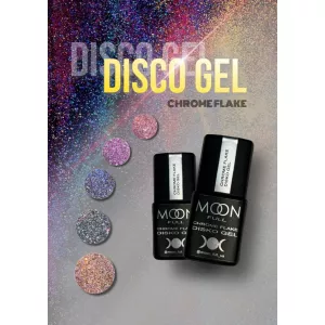 Гель-лак Moon Full Chrome Flake Disko №02 (сиреневый, светоотражающий), 8 мл - Фото 1
