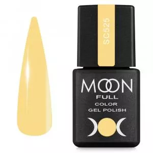 Гель-лак Moon Full Color Gel Polish №SC525 (светло-желтый, эмаль), 8 мл