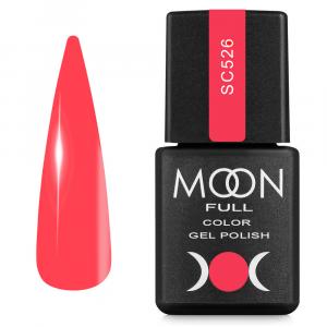Гель-лак Moon Full Color Gel Polish №SC526 (ярко-розовый, эмаль), 8 мл