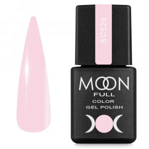 Гель-лак Moon Full Color Gel Polish №SC529 (бледно-розовый, эмаль), 8 мл