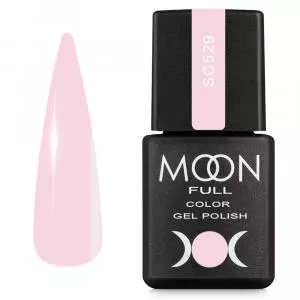 Гель-лак Moon Full Color Gel Polish №SC529 (бледно-розовый, эмаль), 8 мл