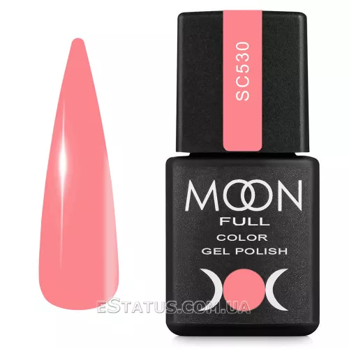 Гель-лак Moon Full Color Gel Polish № SC530 (рожевий, емаль), 8 мл