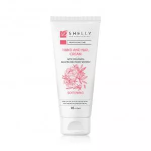 Крем для рук и ногтей с коллагеном, эластином и экстрактом пиона Shelly, 45 мл