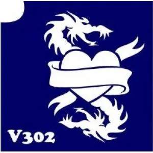 Трафарет для биотату, V 302