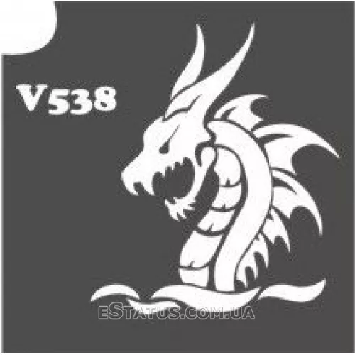Трафарет для биотату, V 538 Трафарет для биотату, V 538
