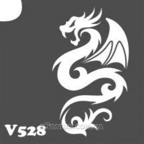 Трафарет для биотату, V 528 Трафарет для биотату, V 528