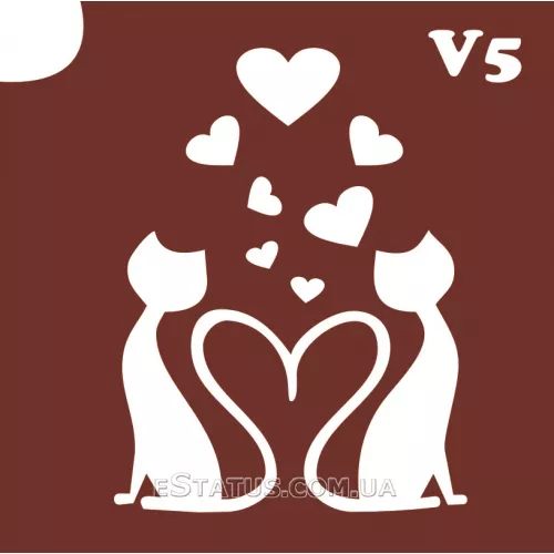 Трафарет для биотату, V 5