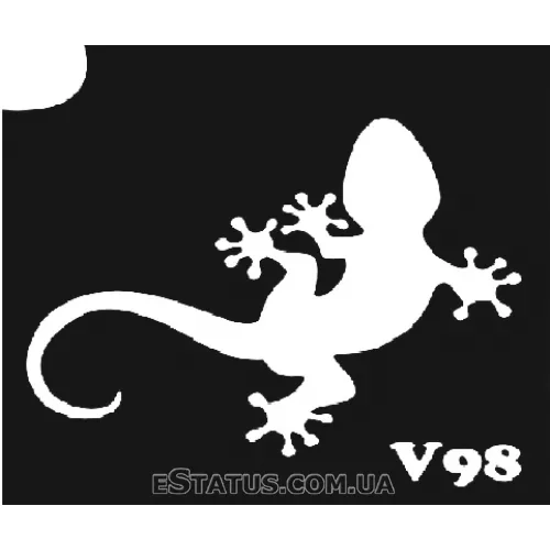 Трафарет для биотату, V 98 Трафарет для биотату, V 98