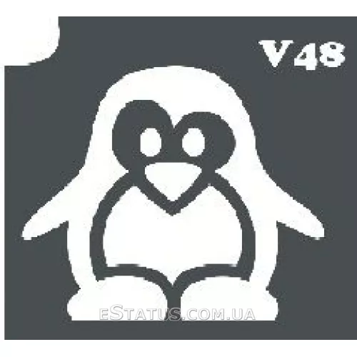 Трафарет для биотату, V 48